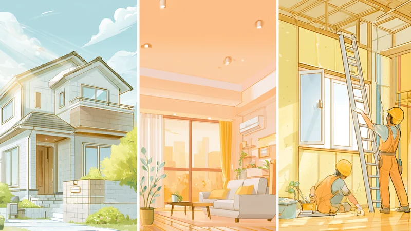 住居形態別の南西対策|新築・賃貸・リフォームの3アプローチ